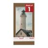 12x24 Mat Bevel Cut for 10x20 Photos - Acid Free Aged Oak Brown Precut Matboard With Backing Board and Crystal Clear, Self Seal Photo Mat Bag - For Pictures, Photos, Framing - 4-ply Thickness view 1