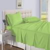 PG Beddings 1000-TC Ultra Soft Egyptian Cotton 4-Piece Sheet Set Full Size Bed 24 inch Provides Peaceful Sleep Stripe Pattern, Sage view 1