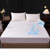 MHXY Quilted Fitted Mattress Pad Waterproof Mattress Pad Fitted Cozy and Away with Great Breathability Twin Extra Long Size (Color : Khaki, Size : 150 * 200CM) view 2