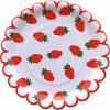 48 Pack 7 Inches Disposable Red Paper Plates Disposable Plates Strawberry Party Paper Plates Dinner Dessert for Sweet One Strawberry Theme Baby Shower Birthday Wedding Barbecue Wine Party Supplies view 1
