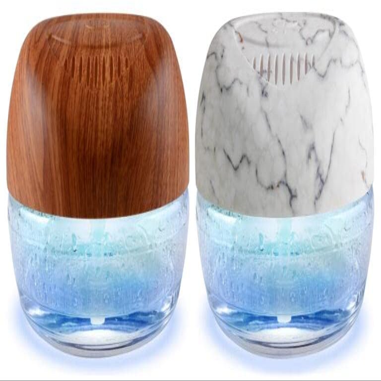 ap airpleasure 2-Pack Water-Based Purifier Air Washer, Air Revitalizer & Fresh Aire Freshener, Air Fresher with 7 LED Color Changing Mood Light for Rooms