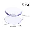 12 Pack Double Sided Suction Cup Spacers for Glass Tabletops view 2