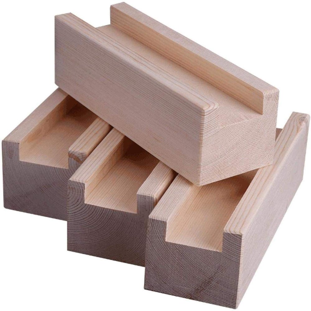 LUOFDCLDDD Furniture Legs4 Piecesniture Legs Wood Homeniture Riserniture Feet Lifter Bed Increaseniture,Groove Design,Elevator Forniture,Wooden Table Desk Bed Elevator/Increase 10Cm/Slot Width 3.5Cm