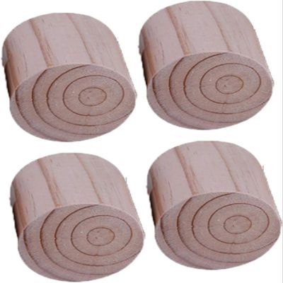 LUOFDCLDDD Furniture Legs4 Piecesniture Legs Wood Homeniture Riser Cylindricalniture Feet Lifter Bed Increaseniture,Elevator Forniture,Wooden Table Desk Bed Elevator/5 * 5Cm