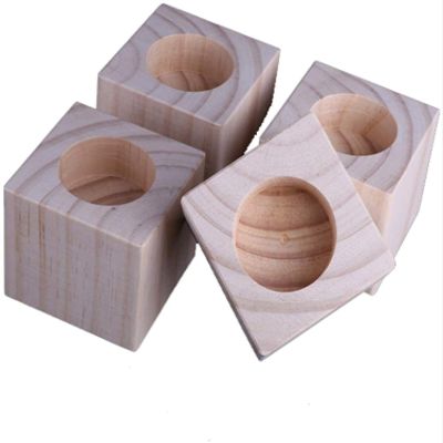 LUOFDCLDDD Furniture Legs4 Piecesniture Legs Wood Homeniture Riserniture Feet Square Round Hole Increaseniture Height,Elevator Forniture,Wooden Table Desk Bed Elevator/5Cm/Inner Diameter 6Cm