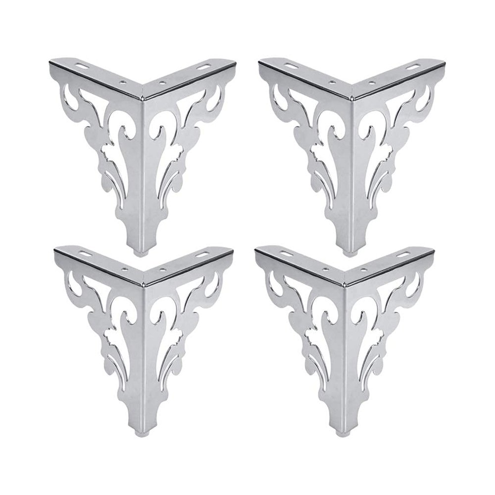 LUOFDCLDDD Furniture LegsSofa Legsniture Legs Iron Chromeniture Feet Plating Design Empty Metal Modern Home Accessories for Sofas, Cabinets, Beds, Tables, Tv Stands/8Cm
