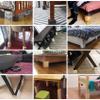 LUOFDCLDDD Furniture Legs4 Piecesniture Legs Wood Homeniture Riserniture Feet Lifter Bed Increaseniture,Groove Design,Elevator Forniture,Wooden Table Desk Bed Elevator/Increase 10Cm/Slot Width 4.0Cm view 3