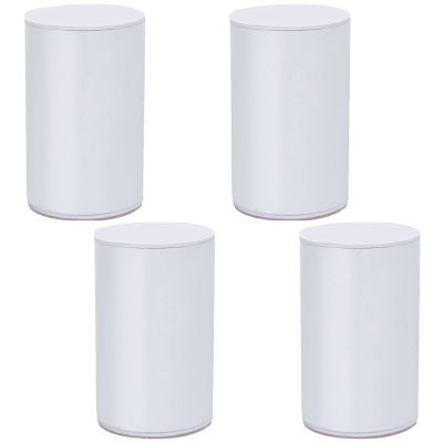 LUOFDCLDDD Furniture LegsFurniture Block Heavy Duty Legs Elevator Extension Made of Carbon Steel Self-Adhesive Raised Cabinet Chair Bed Sofa Coffee Table,Hardware Diy, Load 500Kg, 4Pcs/White/10.2Cm/4