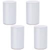 LUOFDCLDDD Furniture LegsFurniture Block Heavy Duty Legs Elevator Extension Made of Carbon Steel Self-Adhesive Raised Cabinet Chair Bed Sofa Coffee Table,Hardware Diy, Load 500Kg, 4Pcs/White/10.2Cm/4 view 1