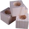 LUOFDCLDDD Furniture Legs4 Piecesniture Legs Wood Homeniture Riserniture Feet Square Round Hole Increaseniture Height 10Cm,Wooden Table Desk Bed Elevator/Inner Diameter 8Cm view 1