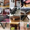 LUOFDCLDDD Furniture Legs4 Piecesniture Legs Wood Homeniture Riserniture Feet Square Round Hole Increaseniture Height 10Cm,Wooden Table Desk Bed Elevator/Inner Diameter 8Cm view 4