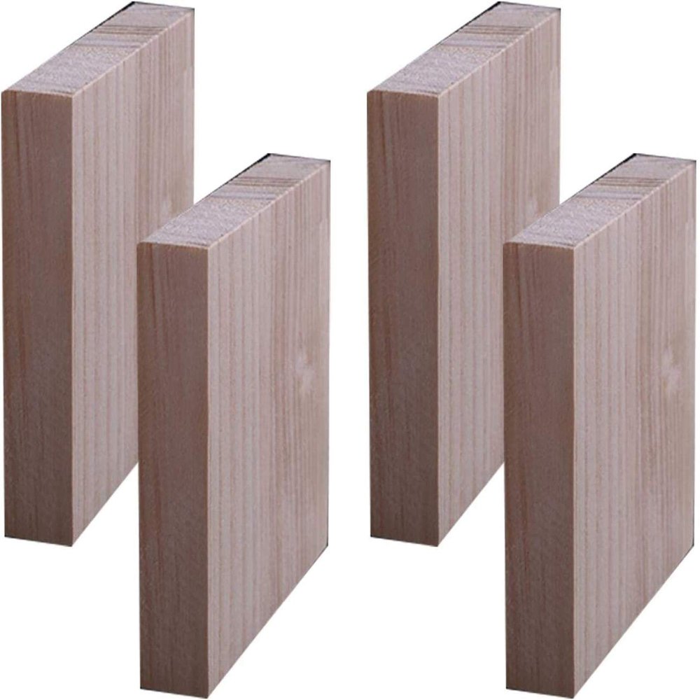 LUOFDCLDDD Furniture Legs4 Piecesniture Legs Wood Homeniture Riserniture Feet Square Increaseniture Height,Elevator Forniture,Wooden Table Desk Bed Elevator/7 * 7 * 0.9Cm