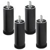 LUOFDCLDDD Furniture Legs4Pcs Metalniture Replacement Feet, Adjustable Height, for Cabinet Corner Sofa Couch Bed Coffee Table, Diyniture Tv Cupboard, Black/15Cm/5.9In view 1