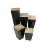 LUOFDCLDDD Furniture LegsSolid Woodniture Feet Conical Straight Cone Replacement Legs with Anti Slip Mats for DIY Bed Tv Cabinet Countertop Replacement Feet, 4 Pieces/a/20Cm/7.9In view 3