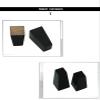 LUOFDCLDDD Furniture LegsSolid Woodniture Feet Conical Straight Cone Replacement Legs with Anti Slip Mats for DIY Bed Tv Cabinet Countertop Replacement Feet, 4 Pieces/a/20Cm/7.9In view 4
