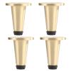 LUOFDCLDDD Furniture Legs4Pcs Metalniture Replacement Feet, Adjustable Height 6Mm/0.24In, for Sofa Couch Bed Coffee Table Cabinet Corner, Diyniture Tv Cupboard/10Cm/3.9In view 1