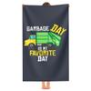 Garbage Day Is My Favorite - Recycling Trash Garbage Truck Microfiber Sand Free Beach Towel-Quick Dry Super Absorbent Oversized Large Towels Blanket for Travel Pool Swimming Bath Camping Yoga Girls view 1