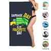 Garbage Day Is My Favorite - Recycling Trash Garbage Truck Microfiber Sand Free Beach Towel-Quick Dry Super Absorbent Oversized Large Towels Blanket for Travel Pool Swimming Bath Camping Yoga Girls view 3