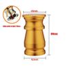 LUOFDCLDDD Furniture Legs4Niture LegsAluminum Alloy Rubber Feet Forniture Metalniture FeetAdjustable Sofa Foot Tea Table Foot/Gold/8Cm view 2