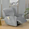 ZNYD Recliner Slipcovers Stretch Printed Sofa Cover 4-Piece Lazy Boy Chair Covers Furniture Protector Leather Recliner Chair Cover with Side Pocket for Rocking Recliner (Color : #2) view 2