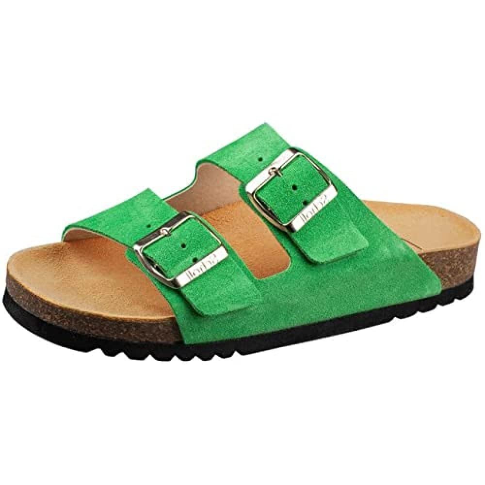Scholl Women's Josephine Sandal, Green, 7 UK