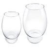 Glass Beta Goldfish Fish Bowl Round Vase Small Glass Round Vase for Weddings, Events, Decorating, Arrangements, Flowers, Office, or Home Decor (Large, 1 Gallon) view 1