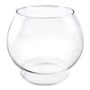 Glass Beta Goldfish Fish Bowl Round Vase Small Glass Round Vase for Weddings, Events, Decorating, Arrangements, Flowers, Office, or Home Decor (Large, 1 Gallon) view 2