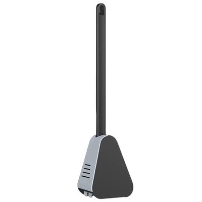Toilet Brush Golf Brush Toilet BrushToilet Brush and Holder360 No Dead Corner Flexible Toilet Bowl BrushNo-Drilling Toilet Scrub Brush Upgraded (Color : Black)