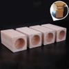 LUOFDCLDDD Furniture Legs4 Pieces Wood Homeniture Riserniture Feet Square Round Holeniture Legs Increaseniture Height,Elevator Forniture,Wooden Table Desk Bed Elevator/10Cm/Inner Diameter 5.5Cm view 2