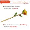 AliveRose for Wife, 24K Gold Rose Made from Real Rose - Unique Design 24K Dipped Rose for Valentines Mothers Day Birthday Gifts (Rainbow Rose with Stand) view 4