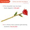 AliveRose 24K Gold Rose Made from Real Rose - Unique Design 24K Dipped Rose for Anniversary Valentines Mothers Day (Red Rose with Stand) view 4