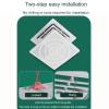 Doorhighpeak Square Central Air Conditioner Flow Deflector Outlet Wind Deflector Diverter, Home/Office Ceiling Anti-Direct Blowing Windshield Wind Guide, Air Conditioner Baffle Shield view 4