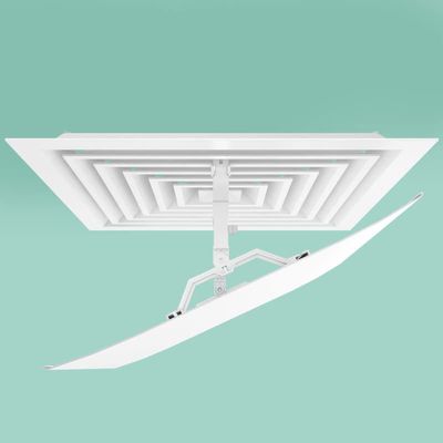 Doorhighpeak Central Air Conditioning Wind Deflector Anti Direct Blowing Baffle, Angle Adjustable Air-Conditioning Windshield Square Universal Wind Baffle, Helps Cooling/Heating Air Circulation