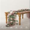 Ling's Moment Pink Flower Garland - 6FT Eucalyptus & Rose - Sweetheart Table Decor for Wedding Reception, Artificial Floral Garland for Mantle, Christmas Decoration, Dusty Rose & Mauve view 2