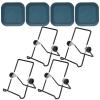 Lulonpon 4-Piece Sprouting Stand Set, 304 Stainless Steel with Tray for Sprouting Jars and Seeds view 1