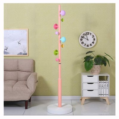 ADIE Coat Rack Coat Stand Free Standing Coat Rack, Metal Coat Hat Tree Coat Hanger Holder Coat Hook Entryway Hall Tree with 8 Hook Freestanding Coat Rack (Color : Blue)