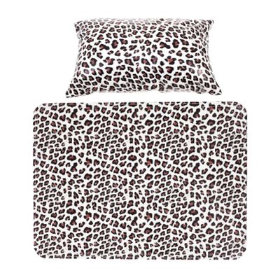 Beavorty 1set Leopard Print Hand Cushion Nail Art Support Pillow for Manicure Professional Nail Salon Accessory Easy to Carry Table Mat Protects Workbench
