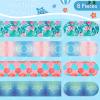 Boao 8 Pack Towel Bands for Beach Chair, Pool & Cruise Essentials, Elastic and Windproof, Towel Chair Clips Lounge Strap Holder, Cruise Ship Accessories (Sea Turtle Style) view 3
