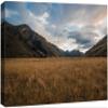 wall26 Canvas Print Wall Art Golden Meadow at Dusk Tranquil Nature Wilderness Photography Realism Rustic Scenic Landscape Zen Colorful for Living Room, Bedroom, Office - 24x36 inches view 1