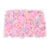 6 Pcs Artificial Flowers Wall Romantic Rose Flower Wall for Background Decoration Roses Wall Panel Hanging Wedding Venue Main Road Decor Silk Flower Panels Photo Backdrop Decor (Light Pink) view 1