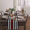 Table Runner 36 inches Long for Table Decoration Thin Red Line Flags American Firefighter Red Stripes Flag Coffee Table Runner for Kitchen/Dining Runners for Party Home Decor 13x36in view 4