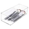 JessLab Acrylic Organizers, Bathroom Organizer for Drawer, Cosmetic Display Cases for Vanity, Countertop, Desk, Kitchen, and Makeup Storage, 1-Section view 1