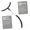 8 Pack Iron PVC Circle Scarf and Tie Hangers for Closet view 3