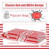 Potchen 300 Pcs Popcorn Bags 2 oz Bulk Popcorn Holders Grease Tear Resistant Disposable Treat Bags for Carnival Movie Night Birthday Party Favors Home Business Supply view 2