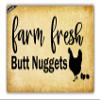 Farm Fresh Butt Nuggets Eggs Door Mat, Chicken Decor,Rustic Farmhouse Funny Welcome Front Door Mat Indoor Outdoor Entrance view 1