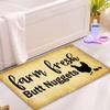 Farm Fresh Butt Nuggets Eggs Door Mat, Chicken Decor,Rustic Farmhouse Funny Welcome Front Door Mat Indoor Outdoor Entrance view 4