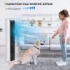 COSTWAY Portable Evaporative Air Cooler for Room, 40-Inch Bladeless Cooling Tower Cooler with Remote Control, 4 Ice Packs, 4 Speeds, 7H Timer, 60 Oscillation, Quiet Swamp Cooler Fan for Home Office view 4