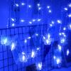 Butterfly Curtain Fairy Lights USB Plug in,8 Modes 120 LED 20FT Firefly Twinkle Timer String Lights with Remote, Waterproof Copper Wire for Bedroom Patio Christmas Wedding Party(Blue) view 3