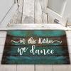 In This Kitchen We Dance Door Mat Welcome, This Kitchen is for Dancing Doormat Non Slip Rubber Backing Outdoor Entryway Floor Mat, Kitchen Dance Mat view 2