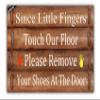Funny Welcome Mats Please Take Off Your Shoes Mat for Entrance Indoor and Outdoor Personalized Mats Anti-Slip Novelty Gift Mat view 1